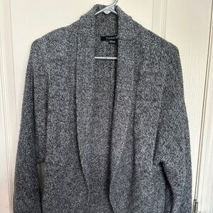 Forever 21 grey open front cardigan